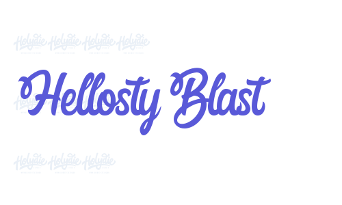 Hellosty Blast Font