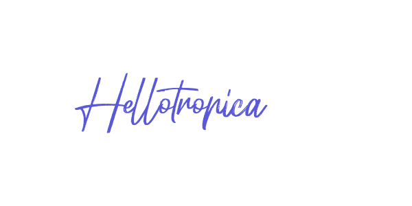 Hellotropica font free