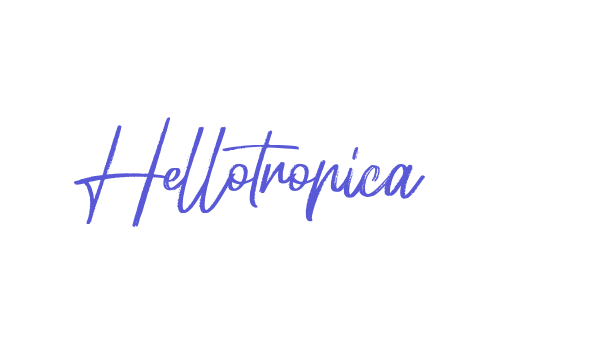 Hellotropica font free