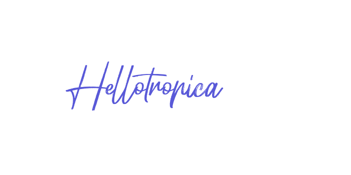 Hellotropica Font Download