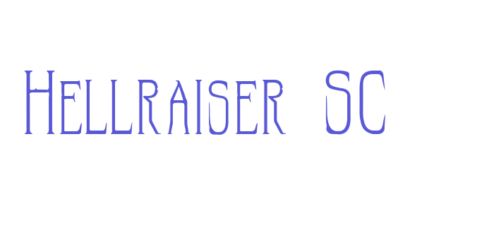 Hellraiser SC Font Download