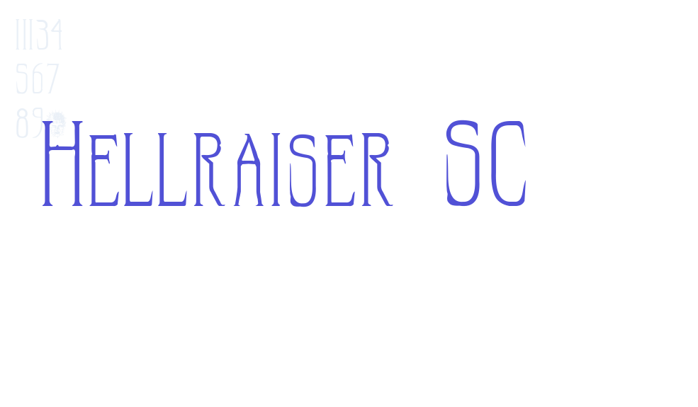 Hellraiser SC-font-download