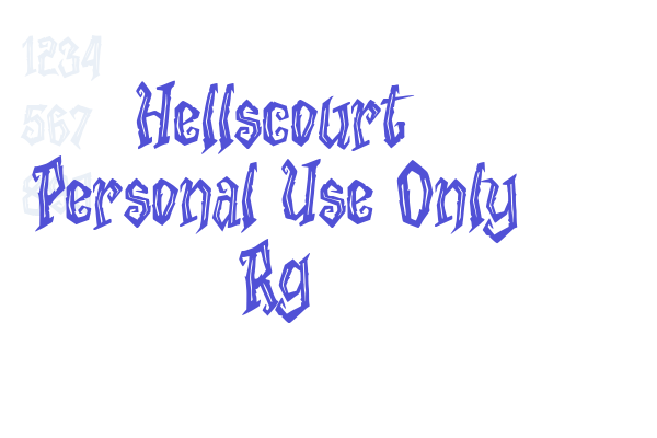 Hellscourt Personal Use Only Rg