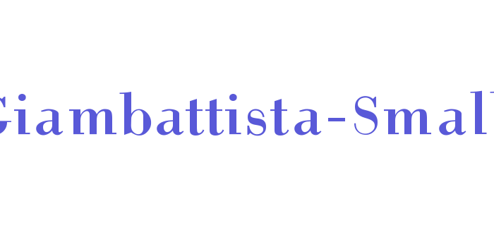 HelpUsGiambattista-SmallCaps Font Download