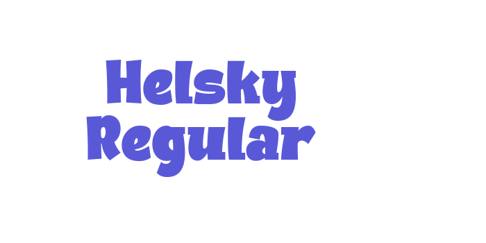 Helsky Regular Font Download