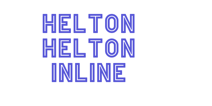 Helton Helton Inline Font Download