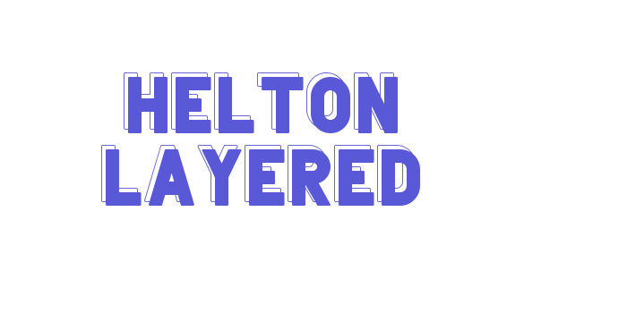 Helton Layered Font Download