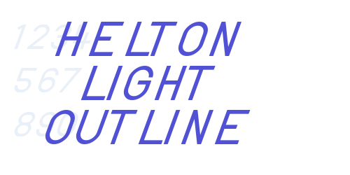 Helton Light Outline-font-download