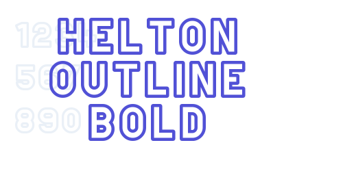 Helton Outline Bold-font-download