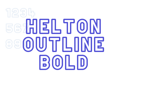 Helton Outline Bold