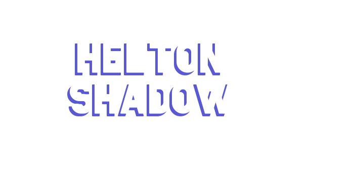 Helton Shadow Font Download