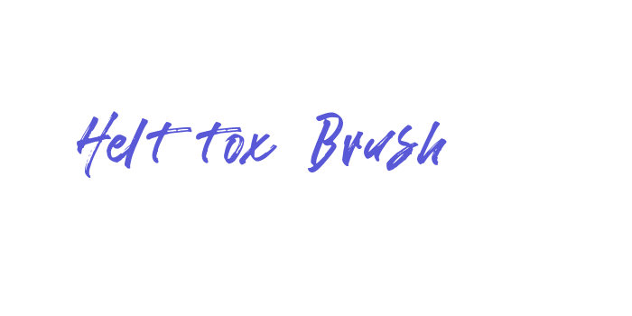 Helttox Brush Font