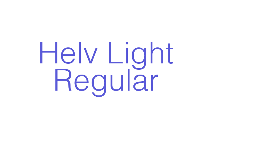 Helv Light Regular Font Download