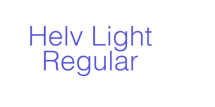 Helv Light Regular Font Download