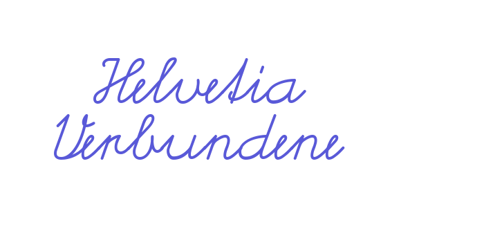 Helvetia Verbundene Font Download