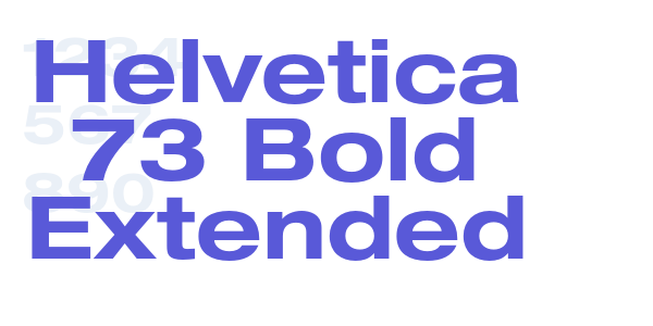 Helvetica 73 Bold Extended font free