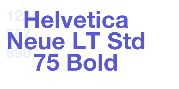 Helvetica Neue LT Std 75 Bold font free