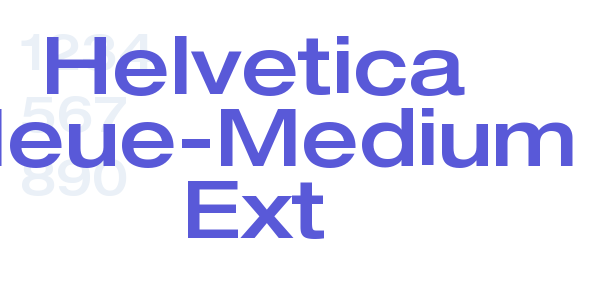 Helvetica Neue-Medium Ext font free