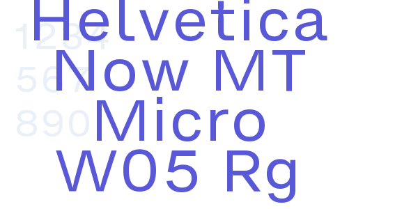 Helvetica Now MT Micro W05 Rg font free