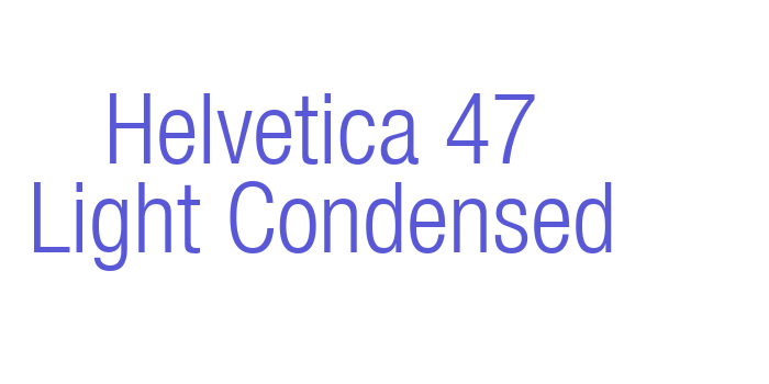 Helvetica 47 Light Condensed Font Download