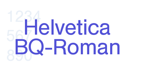 Helvetica BQ-Roman-font-download