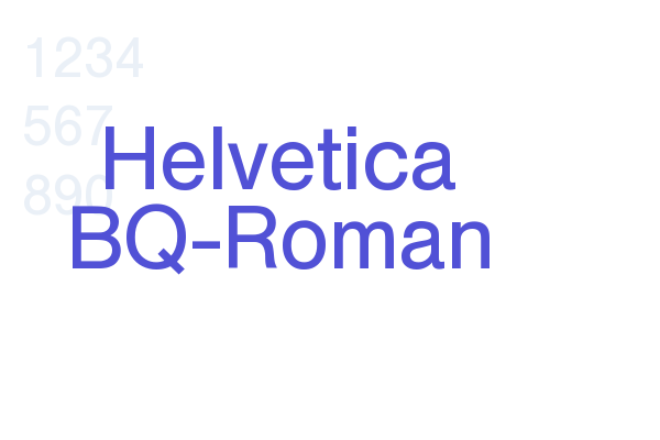 Helvetica BQ-Roman