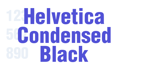 Helvetica Condensed Black-font-download