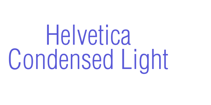 Helvetica Condensed Light Font Download