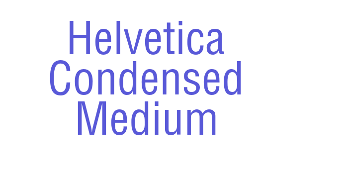 Helvetica Condensed Medium Font Download