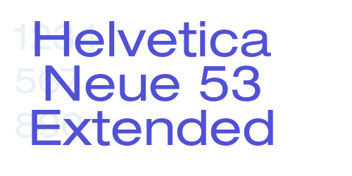 Helvetica Neue 53 Extended-font-download