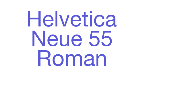 Helvetica Neue 55 Roman Font Download