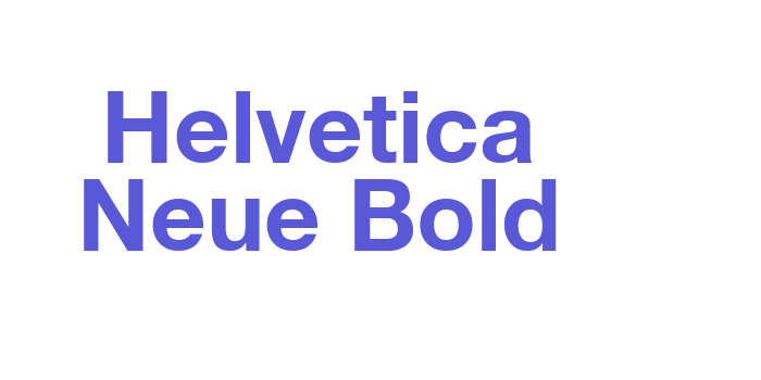 Helvetica Neue Bold Font Download