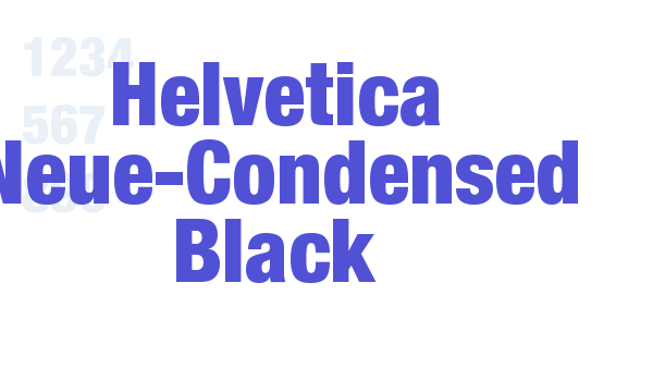 Helvetica Neue-Condensed Black font download