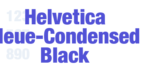 Helvetica Neue-Condensed Black