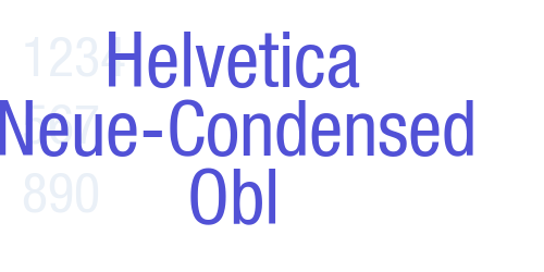 Helvetica Neue-Condensed Obl-font-download