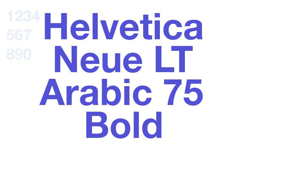 Helvetica Neue LT Arabic 75 Bold-font-download