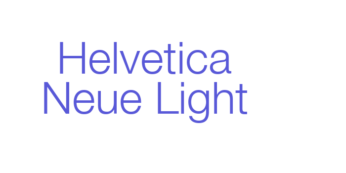 Helvetica Neue Light Font Download