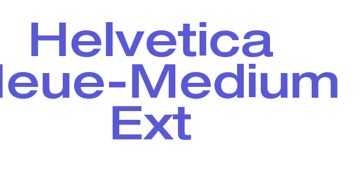 Helvetica Neue-Medium Ext Font Download