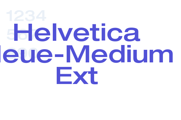 Helvetica Neue-Medium Ext