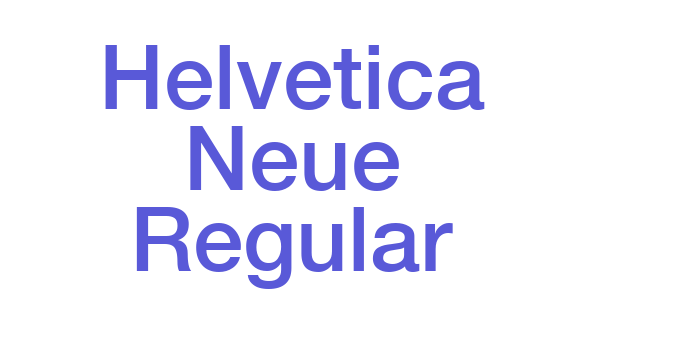 Helvetica Neue Regular Font Download