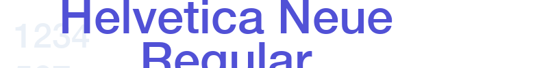 Helvetica Neue Regular-font
