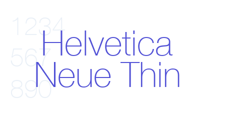 Helvetica Neue Thin-font-download
