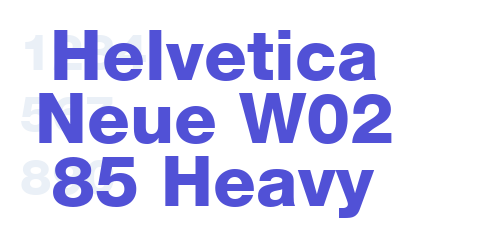 Helvetica Neue W02 85 Heavy-font-download