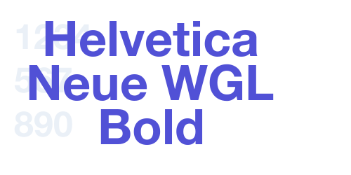 Helvetica Neue WGL Bold