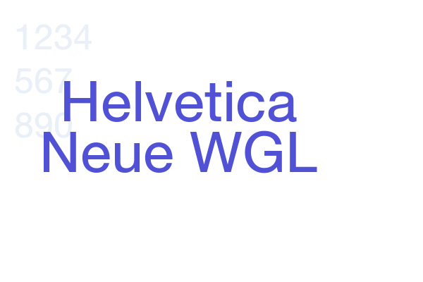 Helvetica Neue WGL