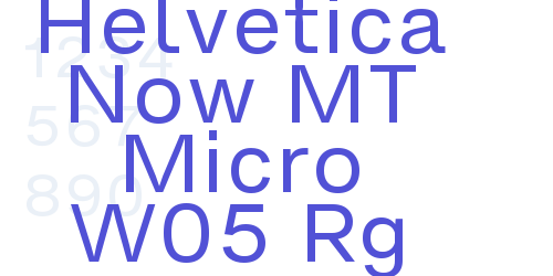 Helvetica Now MT Micro W05 Rg-font-download