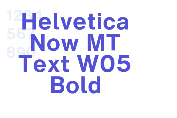 Helvetica Now MT Text W05 Bold
