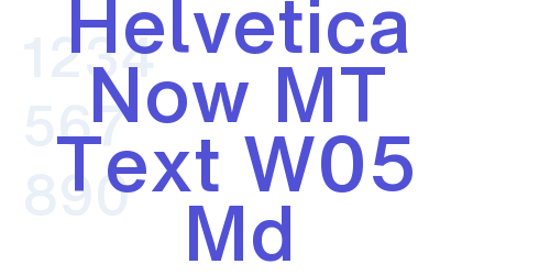 Helvetica Now MT Text W05 Md-font-download