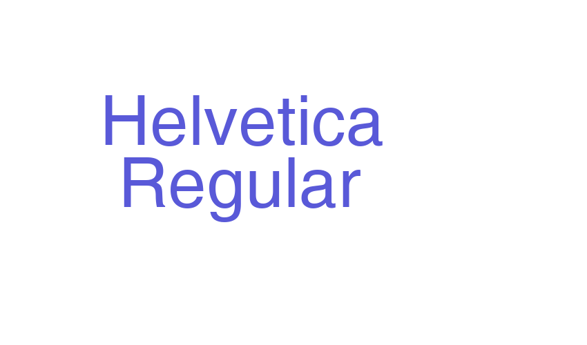 Helvetica Regular Font Download