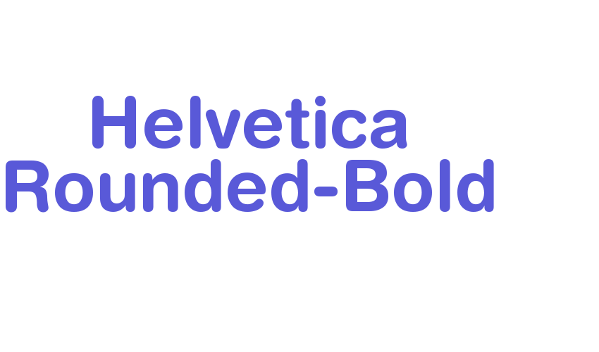 Helvetica Rounded-Bold Font Download